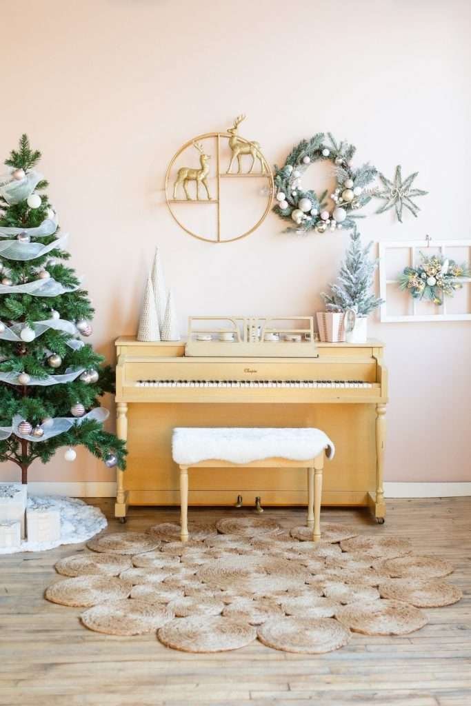 Christmas bundle with piano and Christmas tree setups